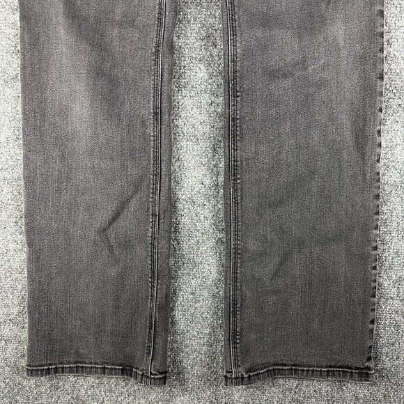 Chicos Jeans Womens 8 So Slimming Black Cotton Stretch Straight Leg Pockets - Picture 2 of 8